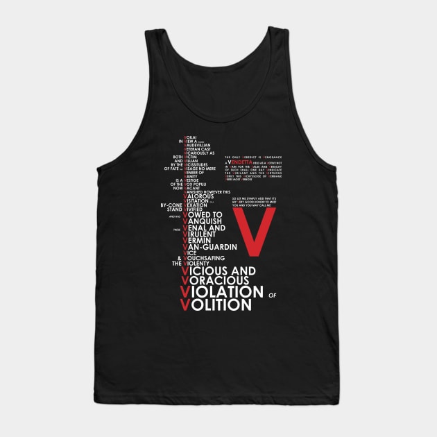 Vendetta Tank Top by Insomnia_Project